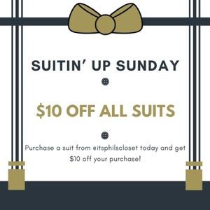 $10 off ANY suit of your choice! (Today only)